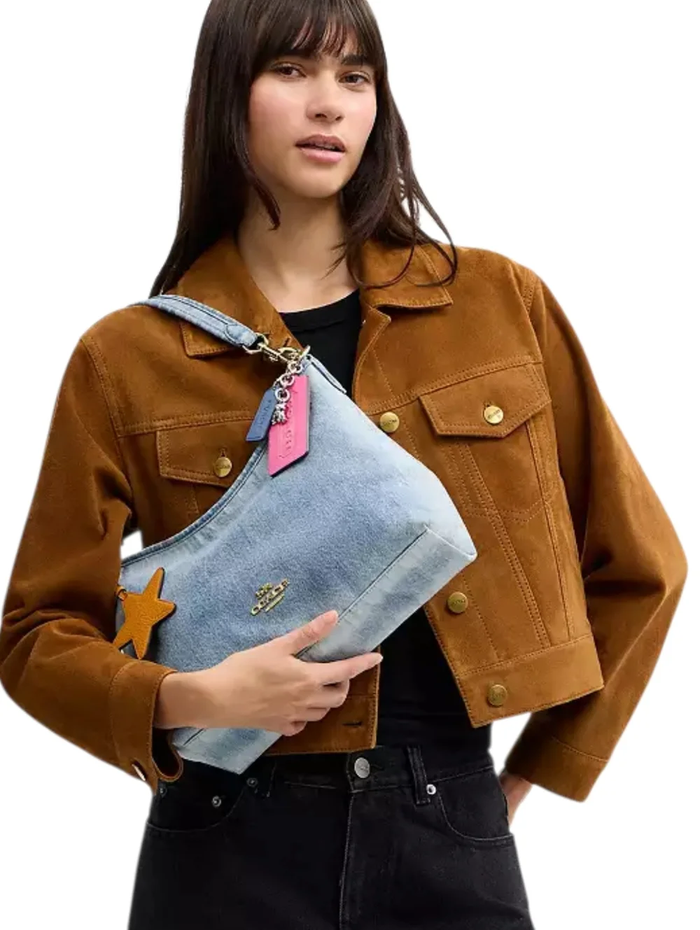 COACH LOVED DENIM LAUREL BAG- NEW - FACTORY WRAPPED - Picture 9 of 14